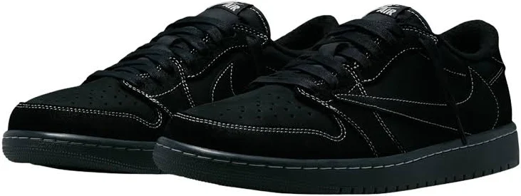 Travis Scott X Air Jordan 1 Low Black Phantom Surplus Semi UA - Image 3