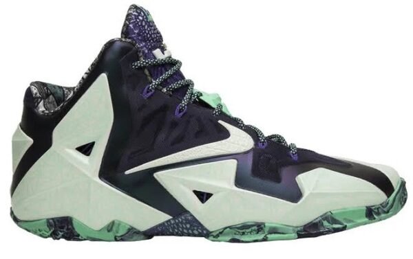 Nik e Lebron 11 Gator king Glow in Dark